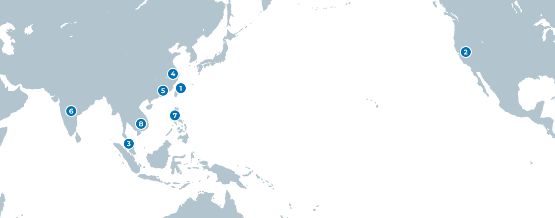 Overseas Bases map