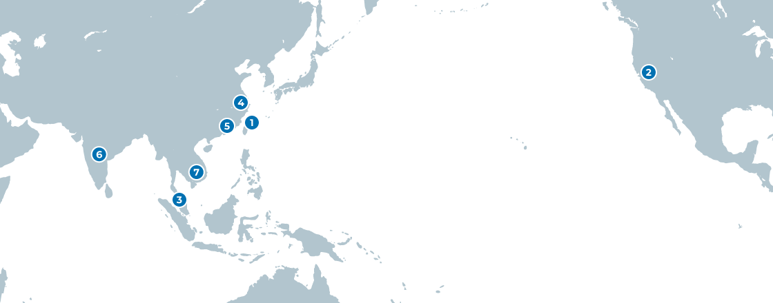 Overseas Bases map